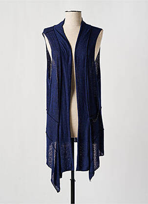 Vestă fără mâneci albastru FRANCK ANNA femeie