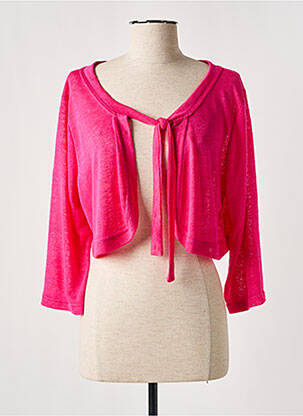 Vestă cu mâneci lungi roz FRANCK ANNA femeie