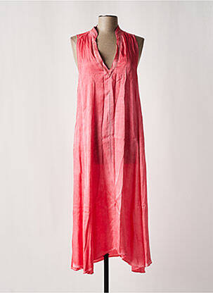 Rochie lungă roz SEMIOLOGY femeie