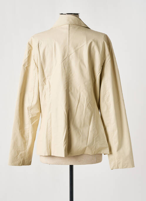 Geci din piele ecologică bej SOPHIA CURVY femeie