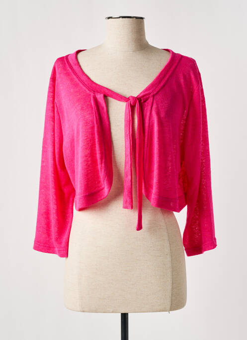 Vestă cu mâneci lungi roz FRANCK ANNA femeie