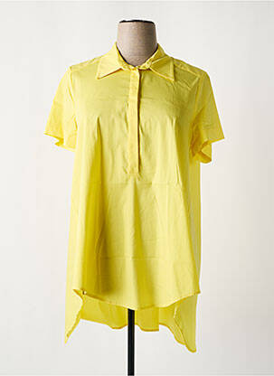 Tunică mâneci scurte galben MAT. femeie