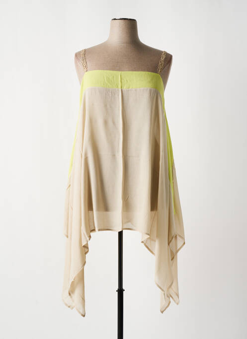 Tunică mâneci lungi bej LA STAMPA femeie