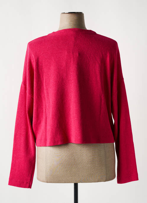 Vestă cu mâneci lungi roz MES SOEURS ET MOI femeie