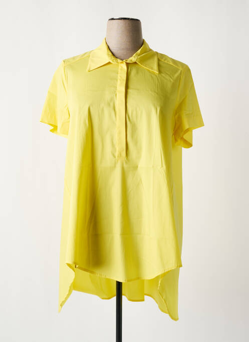 Tunică mâneci scurte galben MAT. femeie