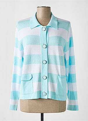 Vestă cu mâneci lungi albastru MARBLE femeie