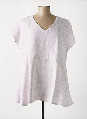 Tunică mâneci scurte violet MES SOEURS ET MOI femeie