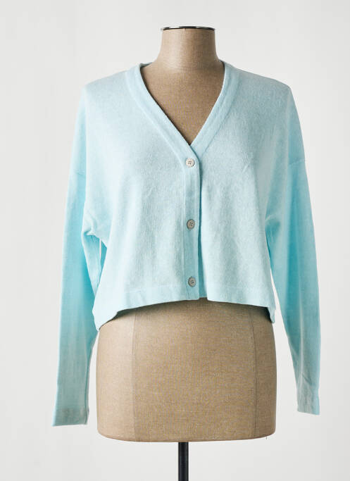 Vestă cu mâneci lungi albastru MES SOEURS ET MOI femeie