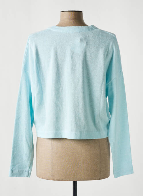 Vestă cu mâneci lungi albastru MES SOEURS ET MOI femeie