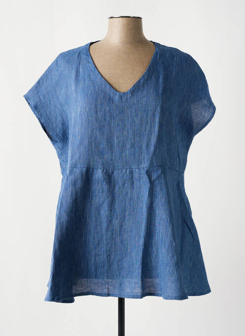 Tunică mâneci scurte albastru MES SOEURS ET MOI femeie