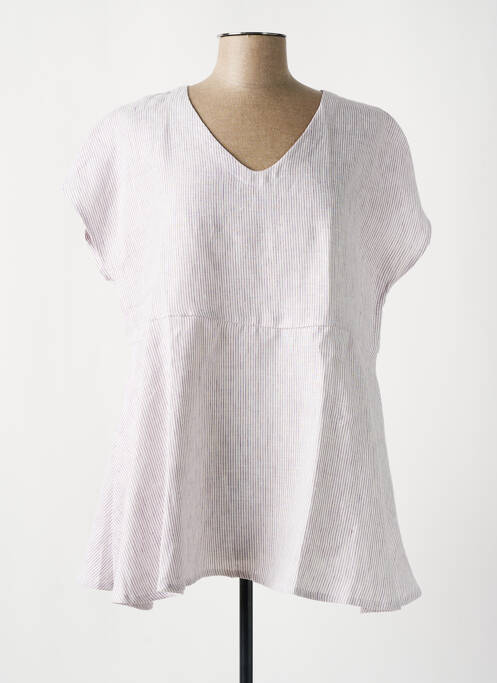 Tunică mâneci scurte violet MES SOEURS ET MOI femeie