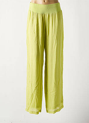 Pantalon larg verde SEMIOLOGY femeie