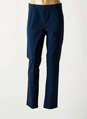 Pantalon slim talie înaltă talie înaltă albastru ADIA femeie