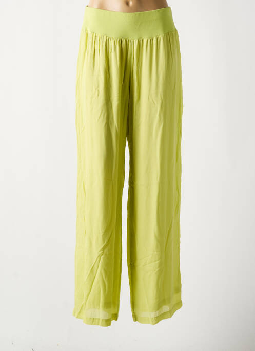 Pantalon larg verde SEMIOLOGY femeie