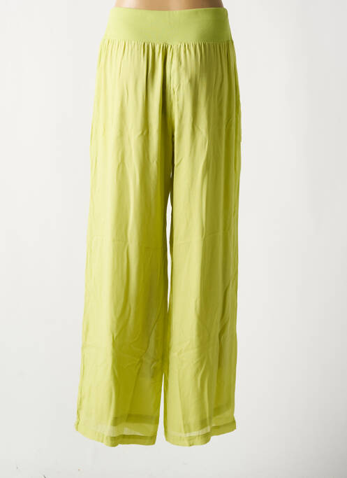 Pantalon larg verde SEMIOLOGY femeie