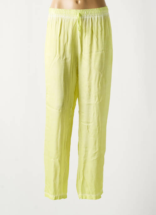 Pantalon drept galben SEMIOLOGY femeie