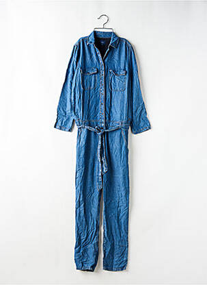 Salopetă-pantalon guler de bluză mâneci lungi albastru PEPE JEANS femeie