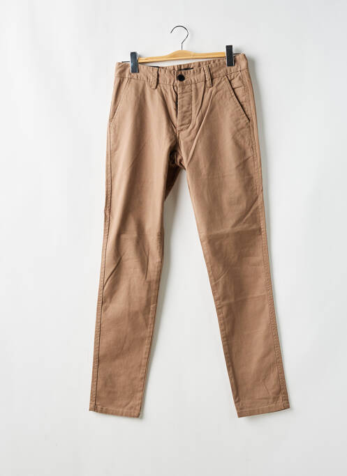 Blugi cu croială slim închidere cu nasturi pe față mărime normală bej SELECTED homme