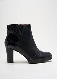Botine/ghete cubanez toc de 7 la 9 cm negru KARSTON femme