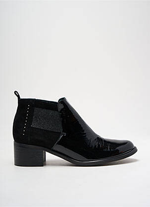 Botine/ghete toc de 4 la 6 cm negru KARSTON femeie