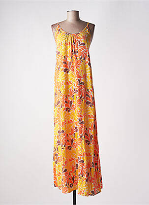 Rochie lungă portocaliu GENESIS femeie