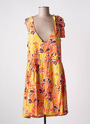 Rochie midi portocaliu GENESIS femeie