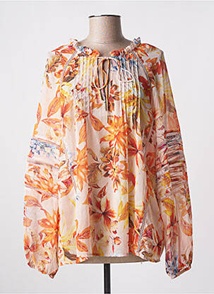 Bluză portocaliu GUESS femeie