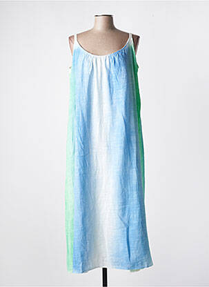 Rochie lungă albastru IMPREVU femeie