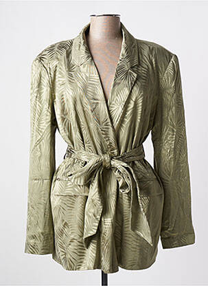 Sacou buzunare verde GUESS femeie