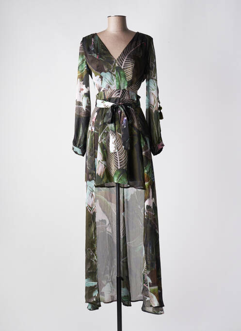 Rochie lungă verde GUESS femeie