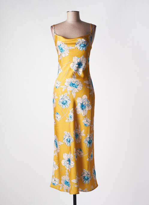 Rochie lungă galben GUESS femeie