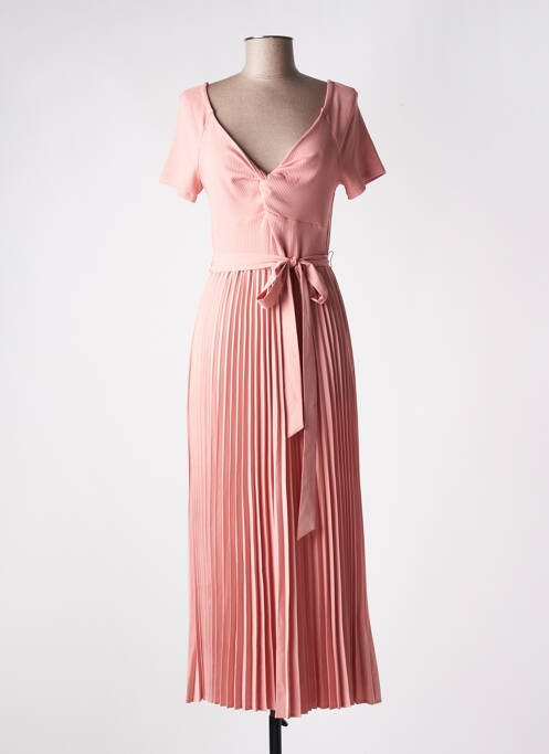 Rochie lungă roz GUESS femeie