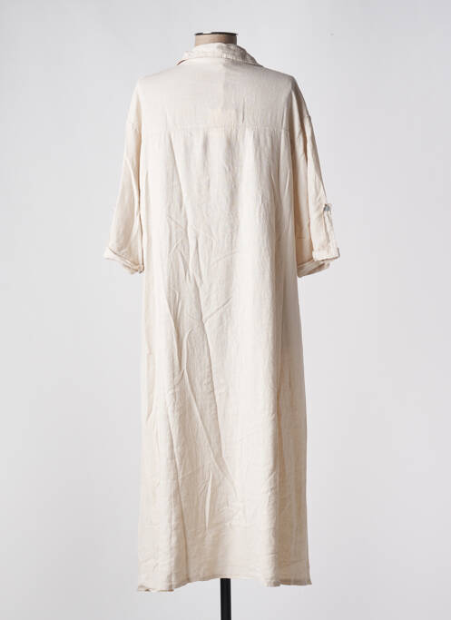 Rochie midi bej CHERRY PARIS femeie