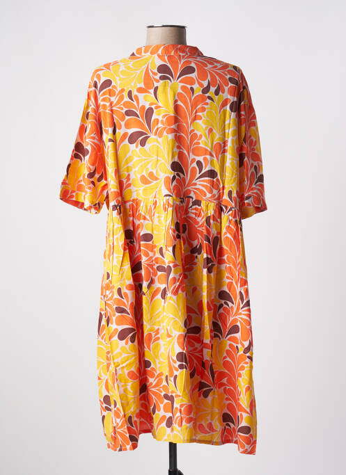 Rochie midi portocaliu GENESIS femeie