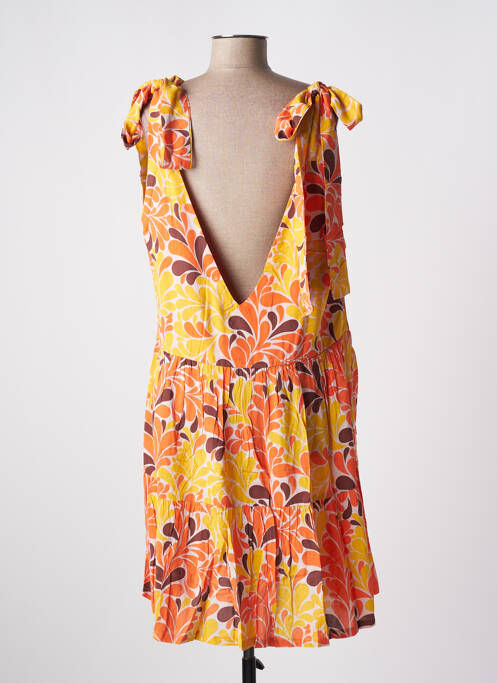 Rochie midi portocaliu GENESIS femeie