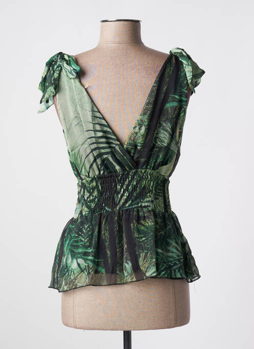 Top verde GUESS femeie