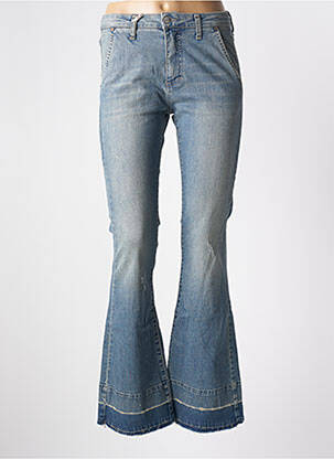 Blugi bootcut albastru PLEASE femeie