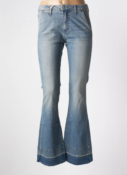 Blugi bootcut albastru PLEASE femeie