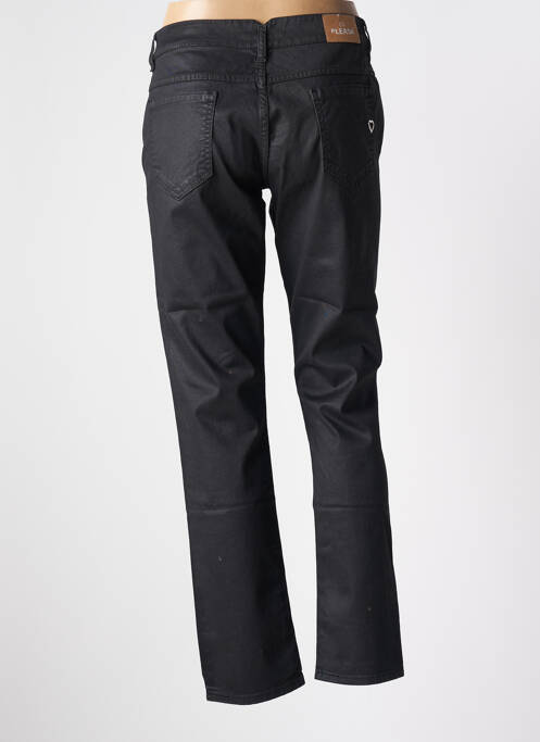 Blugi cu croială dreaptă negru PLEASE femeie