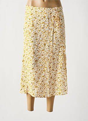 Fustă midi galben SESSUN femeie