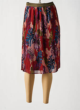 Fustă midi roșu GUESS femeie