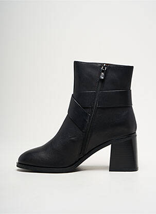 Botine/ghete material neted toc de 4 la 6 cm negru EMILIE KARSTON femeie