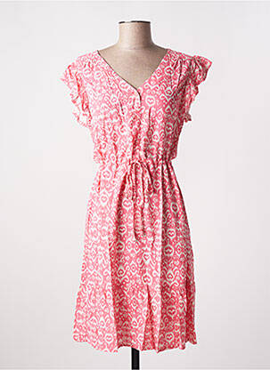 Rochie midi roz ICHI femeie