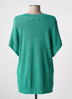 Pulover guler în v mâneci scurte verde VERO MODA femeie