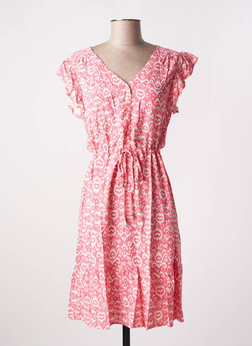 Rochie midi roz ICHI femeie