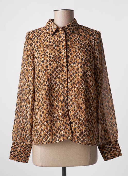 Cămașă maro VERO MODA femeie