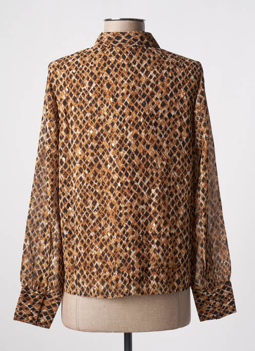 Cămașă maro VERO MODA femeie