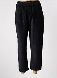 Pantalon 7/8 talie înaltă talie înaltă negru MASSCOB femeie
