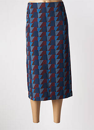 Fustă midi albastru LAURA URBINATI femeie