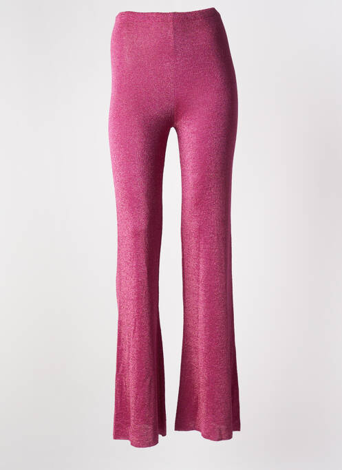 Pantalon evazat roz SIYU femeie